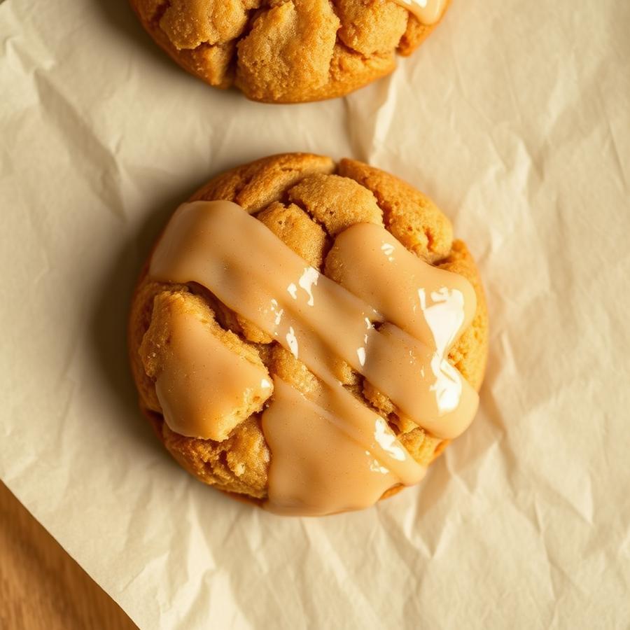 Maple glazed cookie